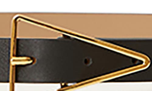 B-low The Belt Vvie Mini Leather Skinny Belt In Black