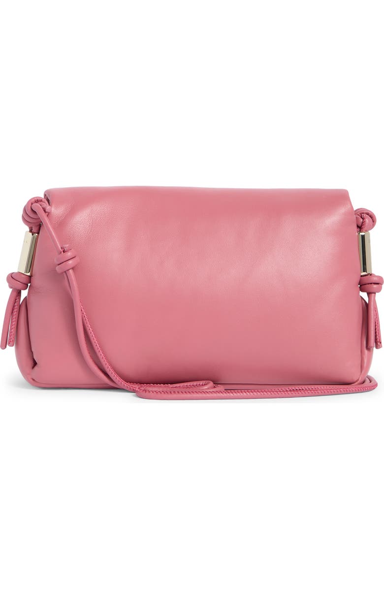 Furla Elettra Leather Crossbody Bag, Alternate, color, Blush Pink
