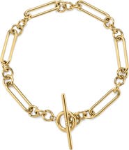 D.LOUISE Love Link T-Bar Chain Bracelet