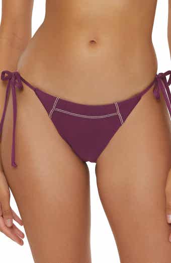 Becca Color Sheen Side Tie Bikini Bottoms