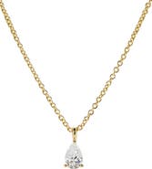 Ana Luisa Delicate Solitaire Pendant - Elise Pendant