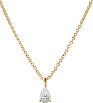 Ana Luisa Delicate Solitaire Pendant - Elise Pendant