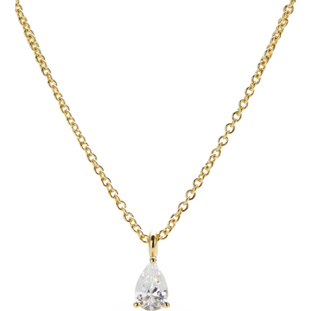 Ana Luisa Delicate Solitaire Pendant - Elise Pendant in Gold at Nordstrom