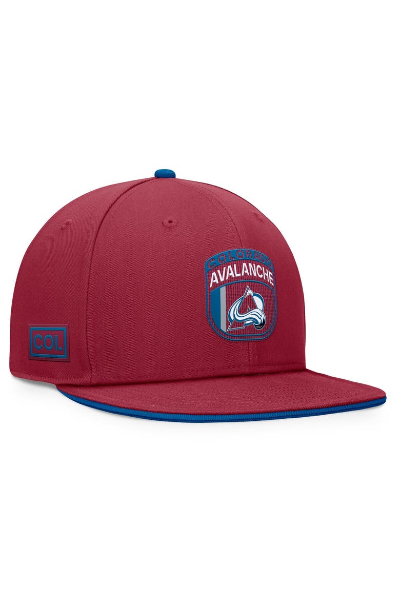 FANATICS Men's Fanatics Burgundy Colorado Avalanche 2024 NHL Draft Snapback Hat, Main, color, 