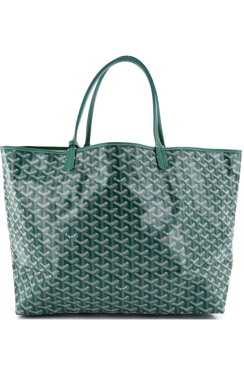 Pre-Owned Goyard Saint Louis Tote Coated Canvas GM, Alternate, color, Green