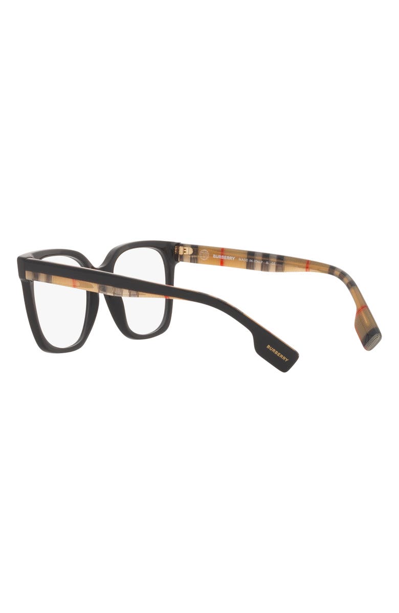 Burberry Evelyn 52mm Square Optical Glasses, Alternate, color, 