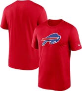 Nike Men's Nike  Red Buffalo Bills Legend Logo Performance T-Shirt