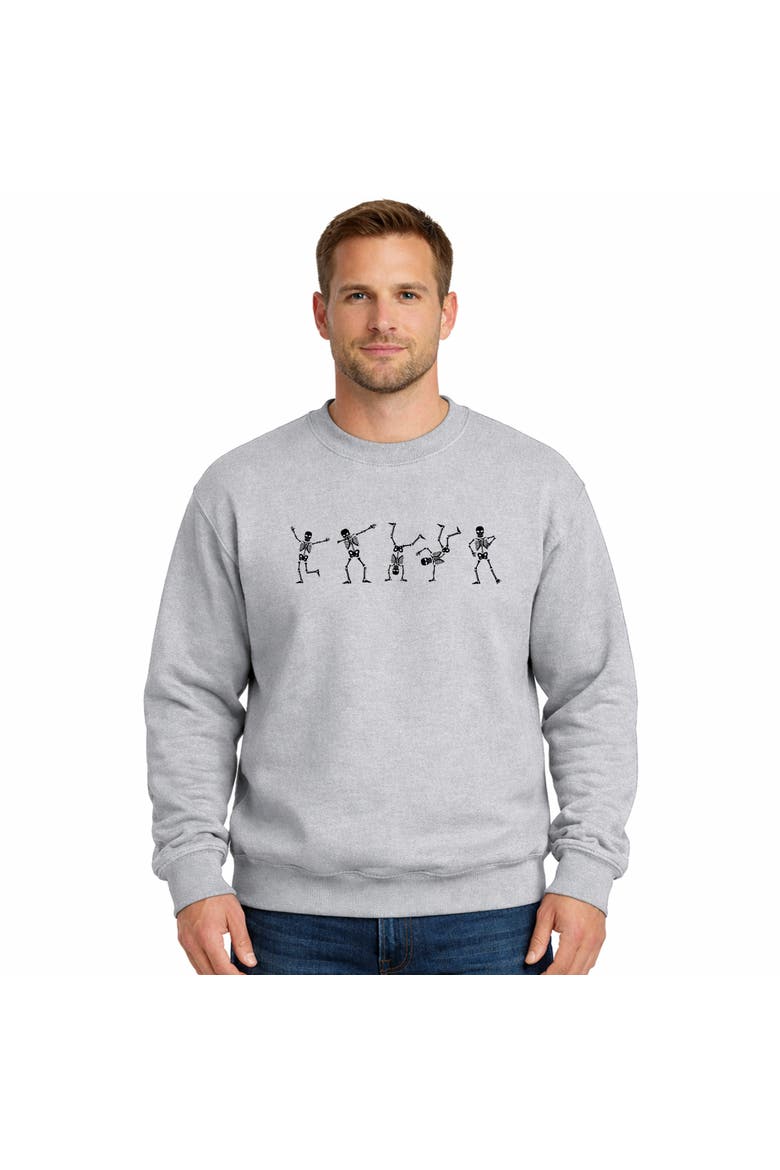 Dancing Skeleton Sweatshirt, Main, color, Graphite
