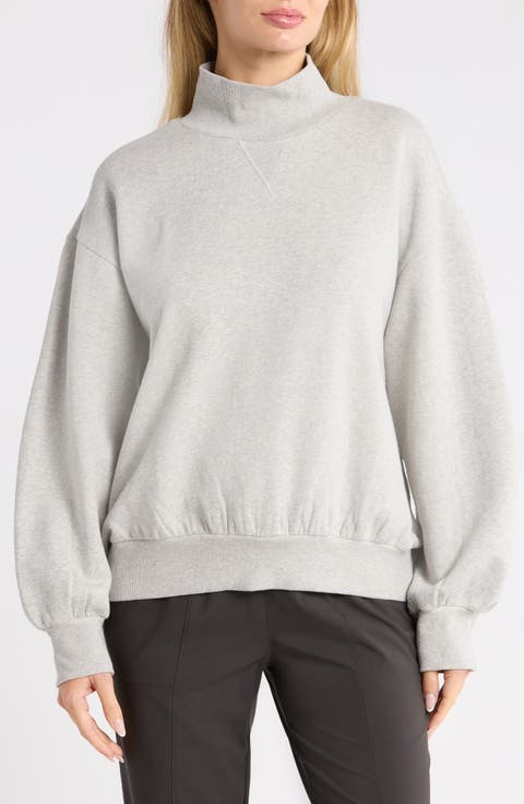 Crush Mock Neck Sweatshirt