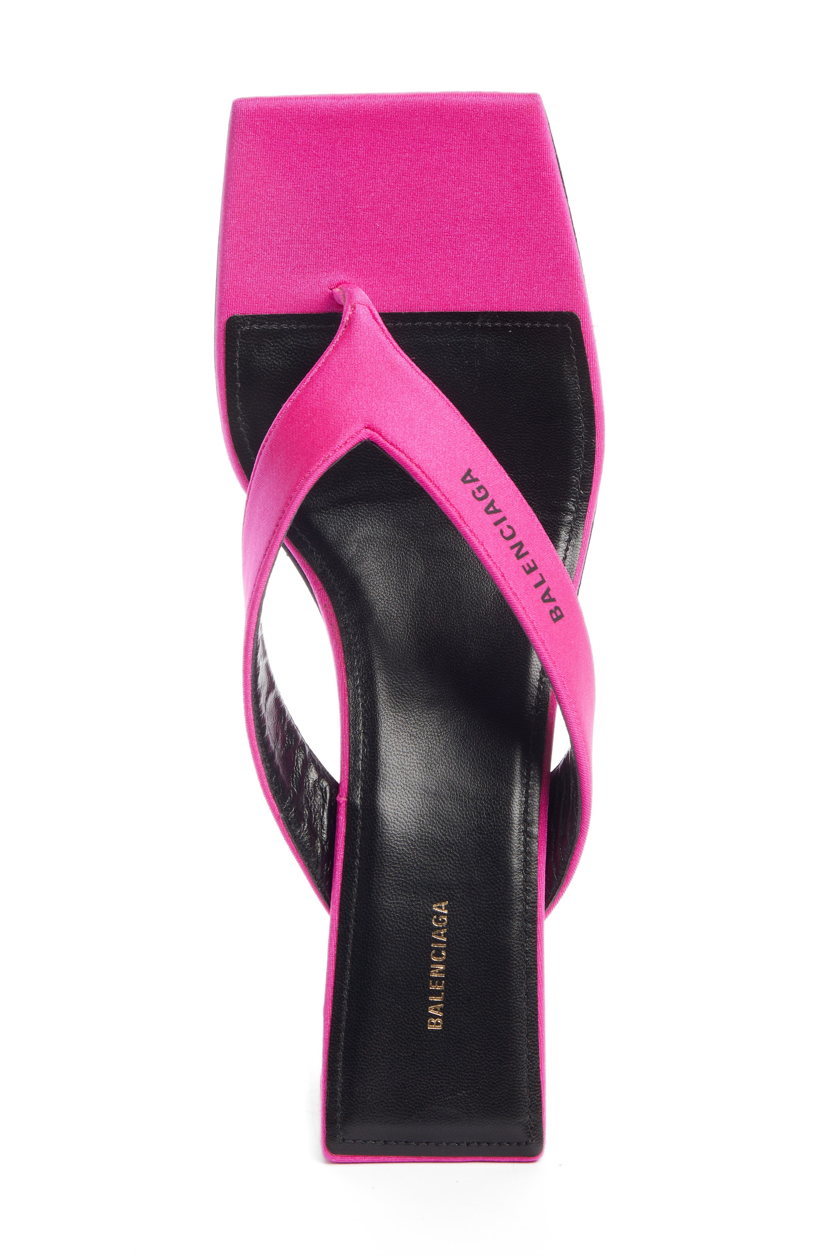 Balenciaga Square Toe Sandal, Alternate, color, 