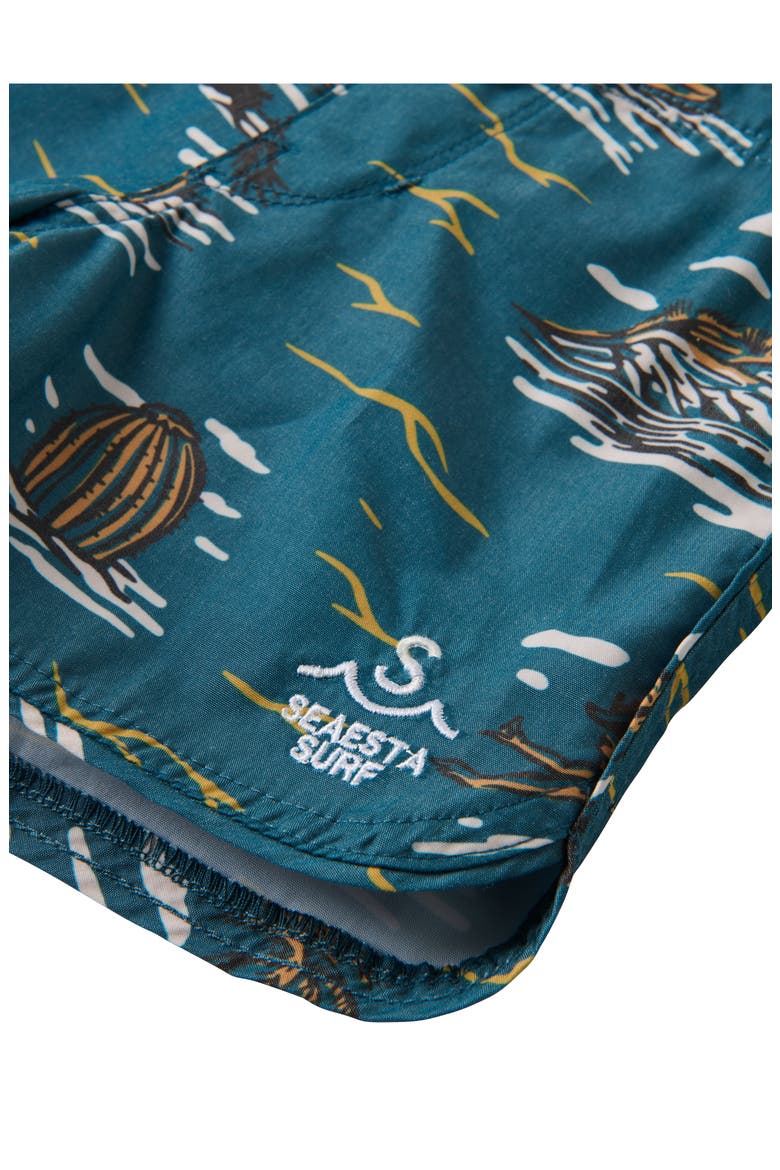 Kids' Surfing Cowboy Board Shorts, Alternate, color, BONANZA BLUE
