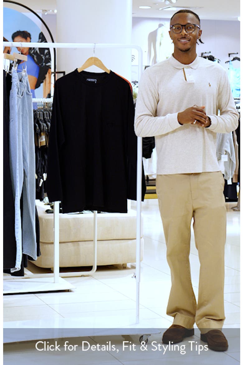 Oversize Gradient Stripe Cotton Jersey T-Shirt video