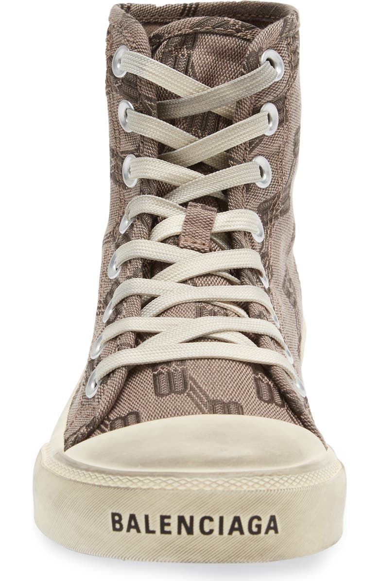 Balenciaga Paris License BB Logo High Top Sneaker, Alternate, color,