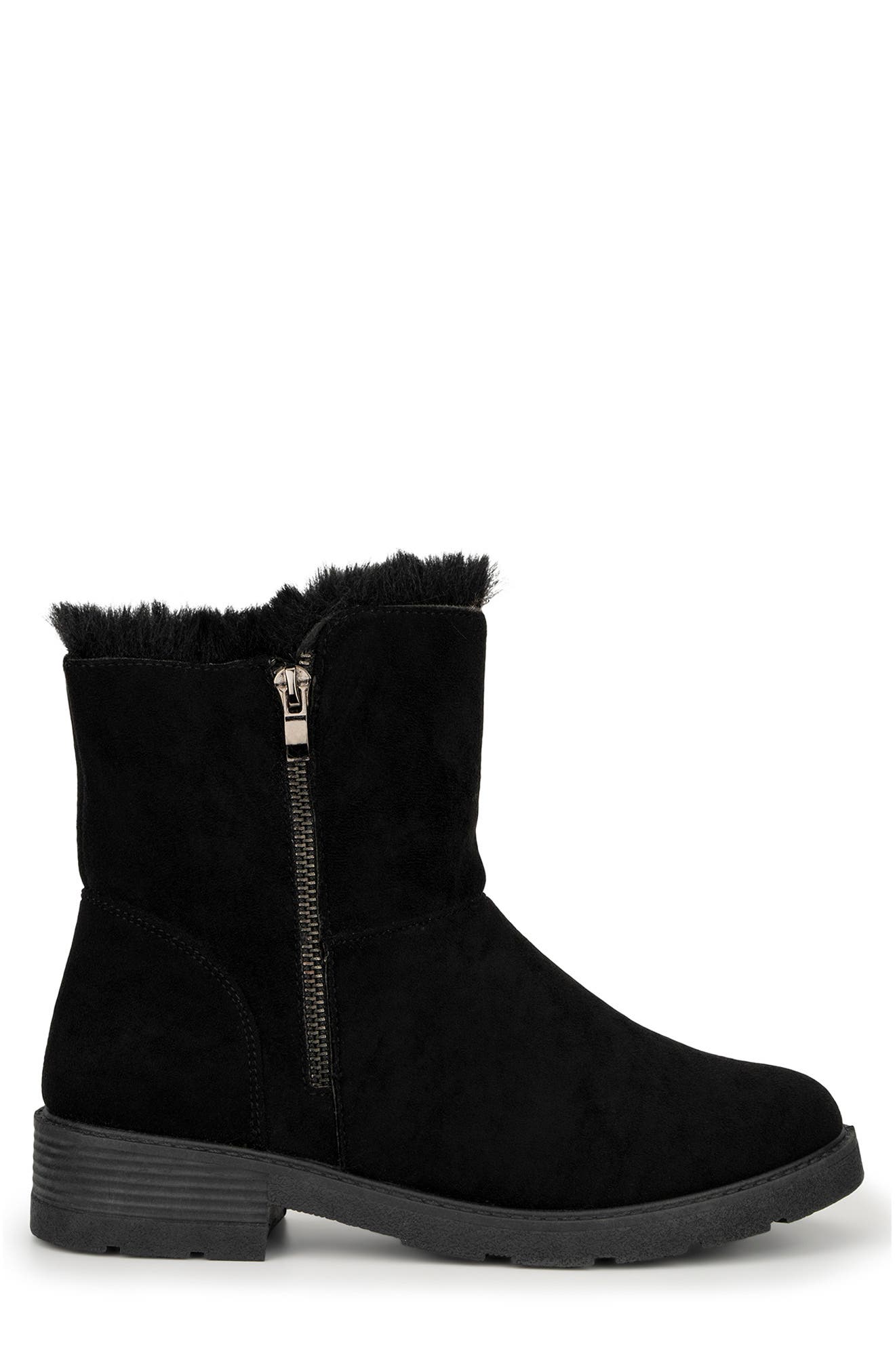 OLIVIA MILLER Rosemary Faux Fur Lined Ankle Boot, Alternate, color, 