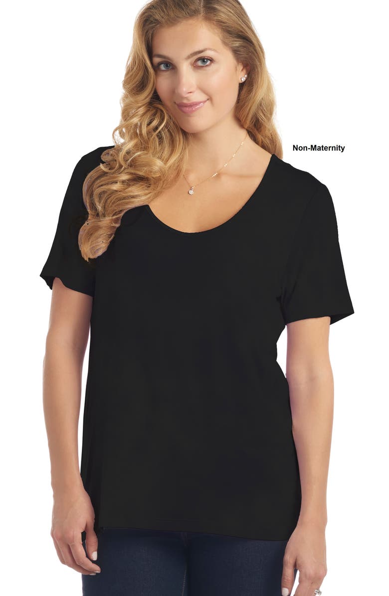 Everly Grey Erika Maternity/Nursing T-Shirt, Alternate, color, 