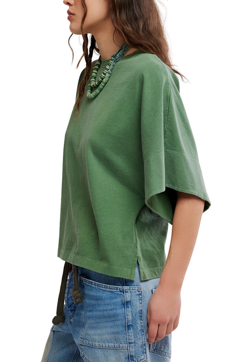 We The Free Atlas Dolman Cotton Top, Alternate, color, FOREST FAIRY