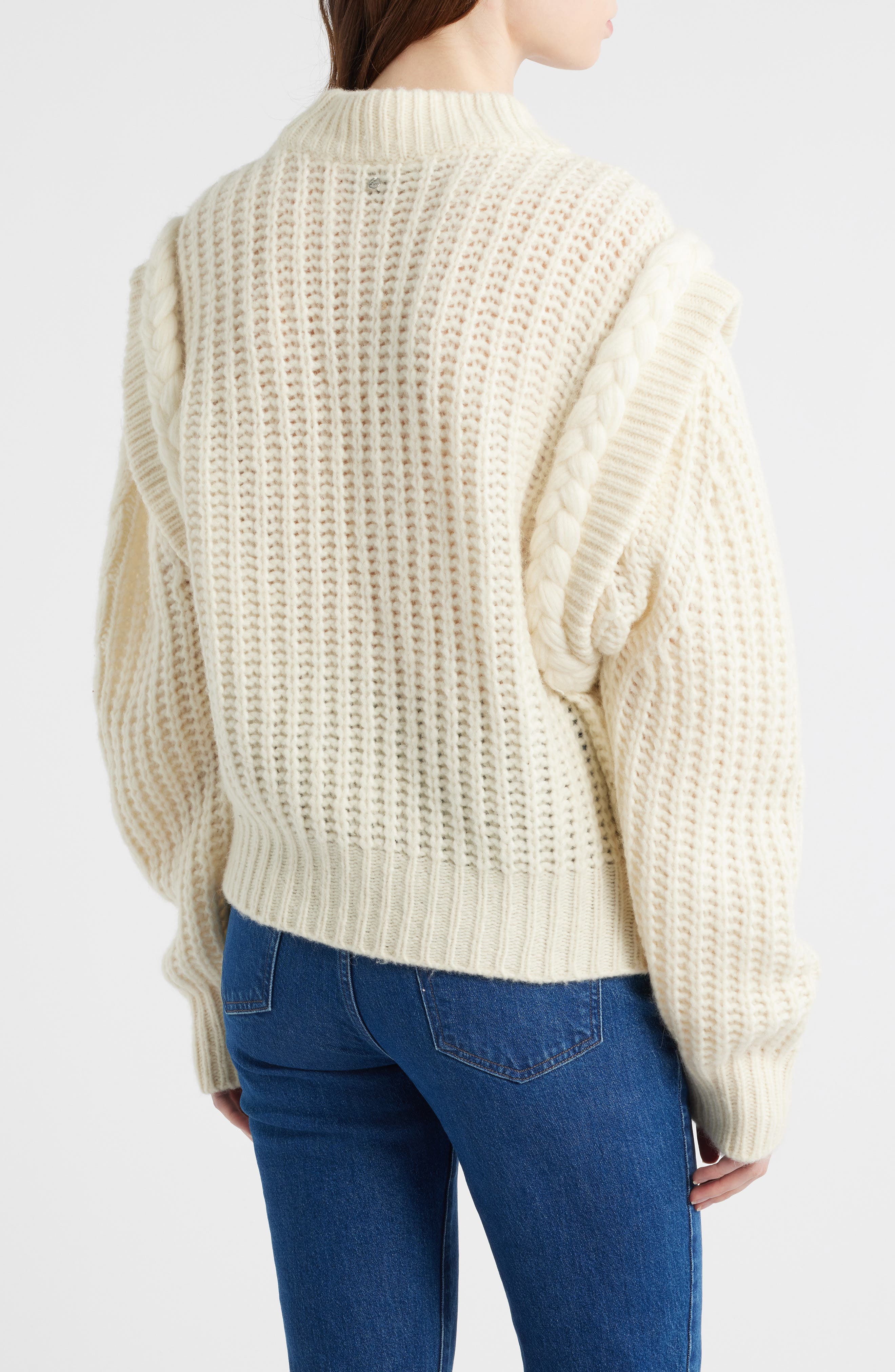 Fasta Cable Knit Sweater - image 2