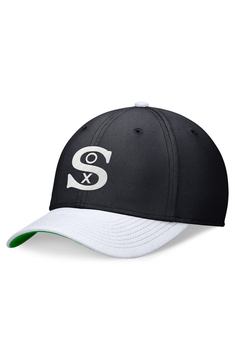 Nike Men's Nike Navy/White Chicago White Sox Cooperstown Collection Rewind Swooshflex Performance Hat, Main, color, 