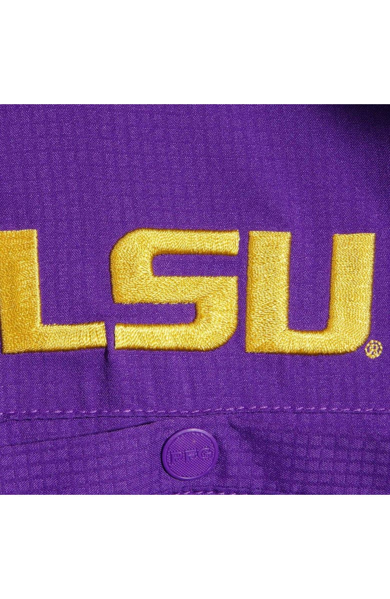 Columbia Men's Columbia Purple LSU Tigers Big & Tall Collegiate Tamiami Button-Down Shirt, Alternate, color, Purple