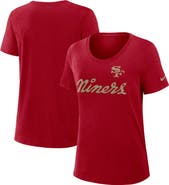 Nike Women's Nike Scarlet San Francisco 49ers 2025 Rivalries Collection Slub Dri-FIT T-Shirt
