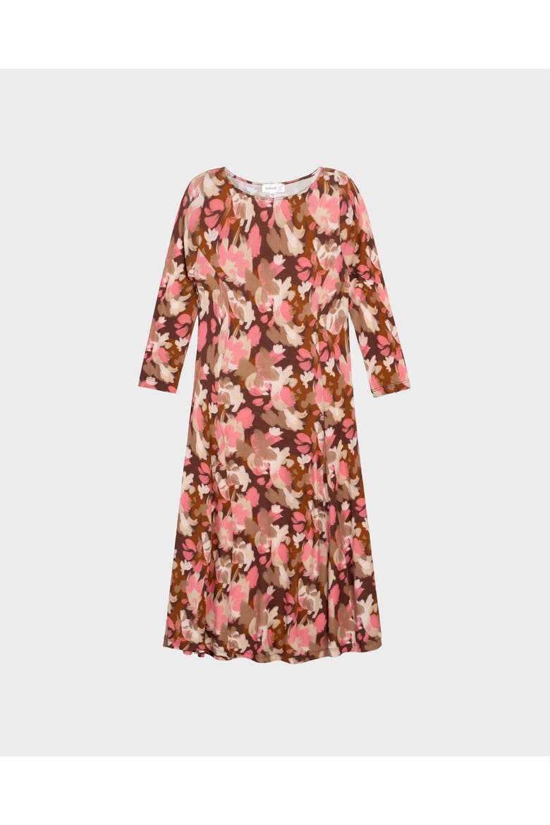 Brushed Floral Dress, Alternate, color, Pink Fizz Floral