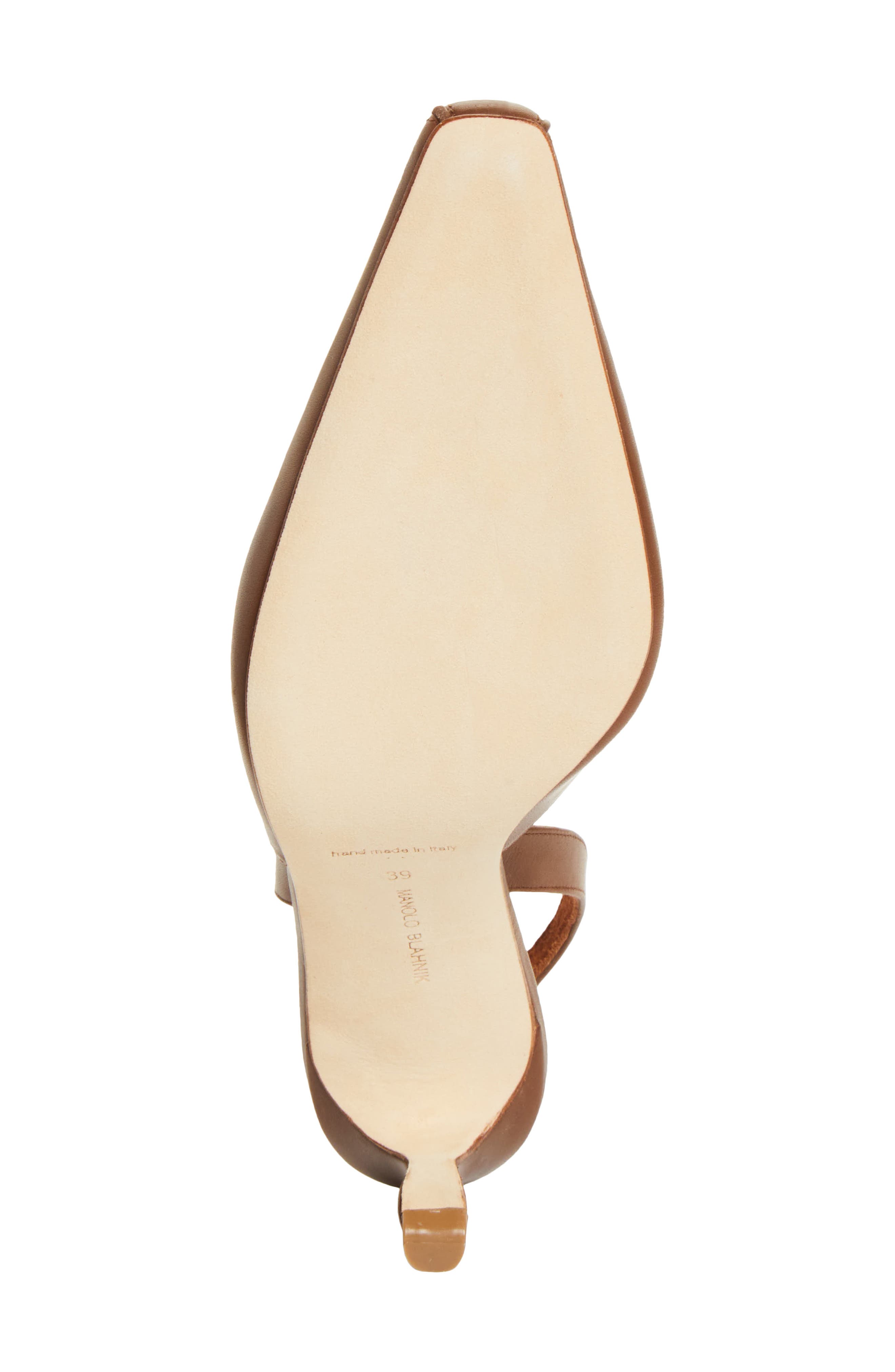 Cleosli Pointed Toe Slingback Pump, Alternate, color, BROWN