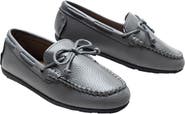 MOUSTACHE Leather Moccasin Loafers