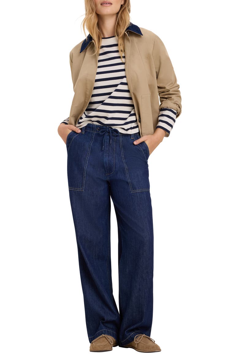 Corduroy Collar Twill Jacket, Alternate, color, CHINCHILLA