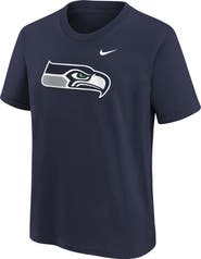 Nike Youth Nike College Navy Seattle Seahawks Logo T-Shirt