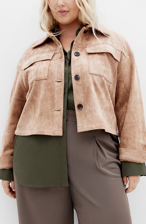 Luisa Faux Suede Jacket