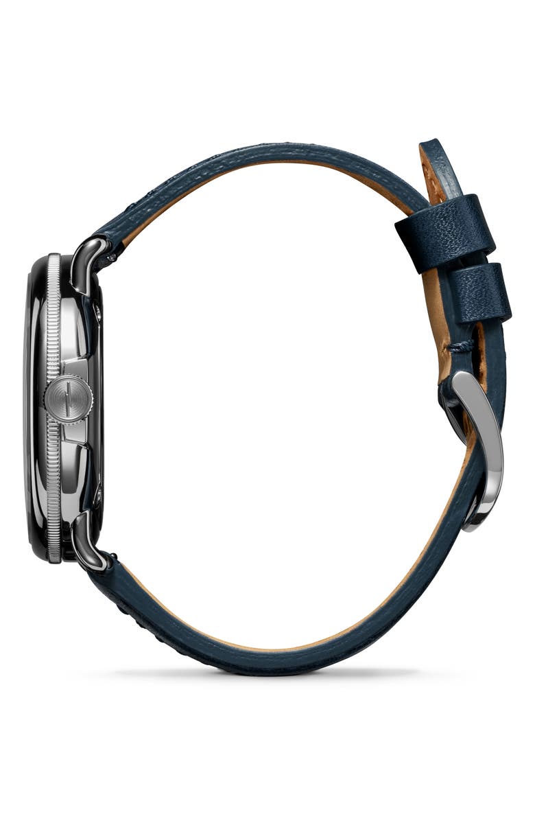 Shinola The Canfield Model C56 Leather Strap Watch, 43mm, Alternate, color, 