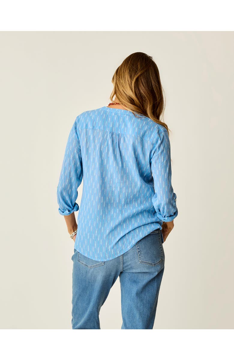 Carve Designs Dylan Gauze Shirt, Alternate, color, Capri Ikat