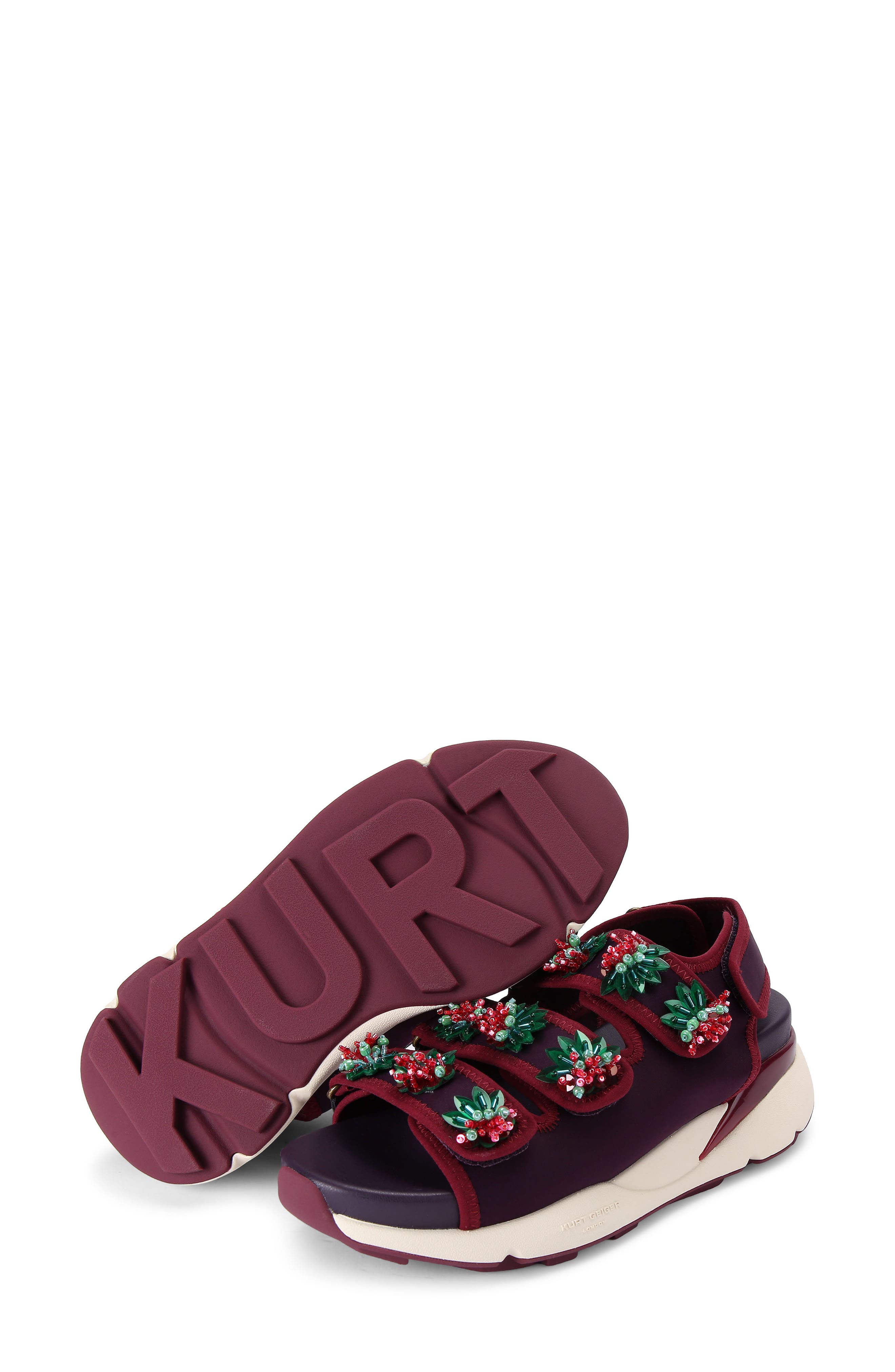 Kurt Geiger London Beaded Slingback Sandal, Alternate, color, 