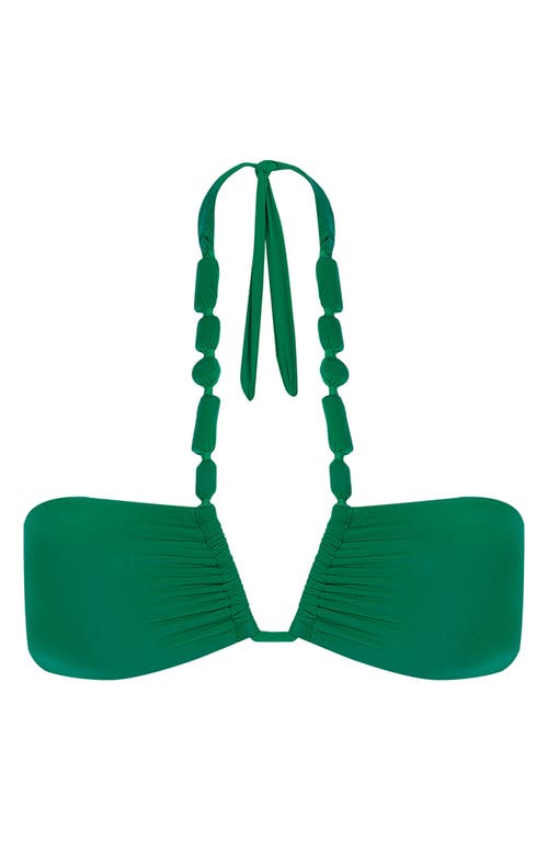 Vix Swimwear Atena Carol Bikini Top In Green