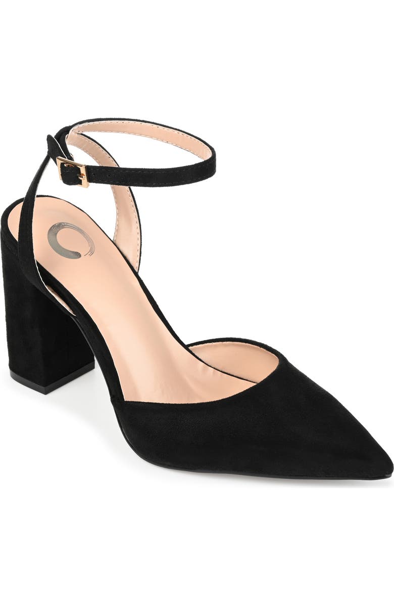 Journee Collection Tyra Pump - Wide Width, Main, color, Black