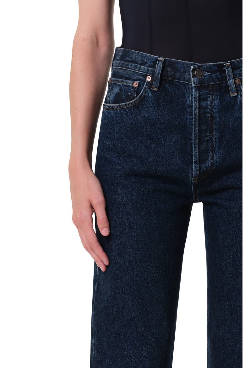 '90s Pinch Waist Jeans, Alternate, color, PENDULUM MEDIU
