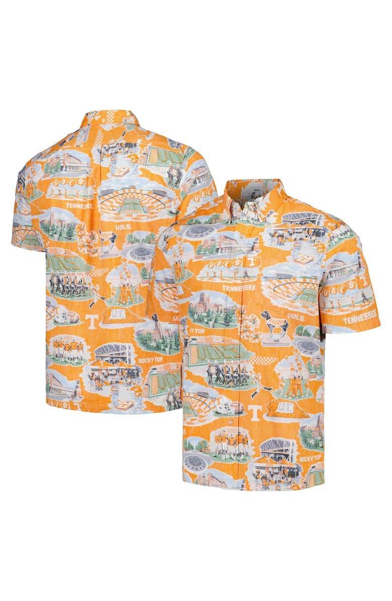 Reyn Spooner Men's Reyn Spooner Tennessee Orange Tennessee Volunteers Scenic Button-Down Shirt, Main, color, Tennessee Orange