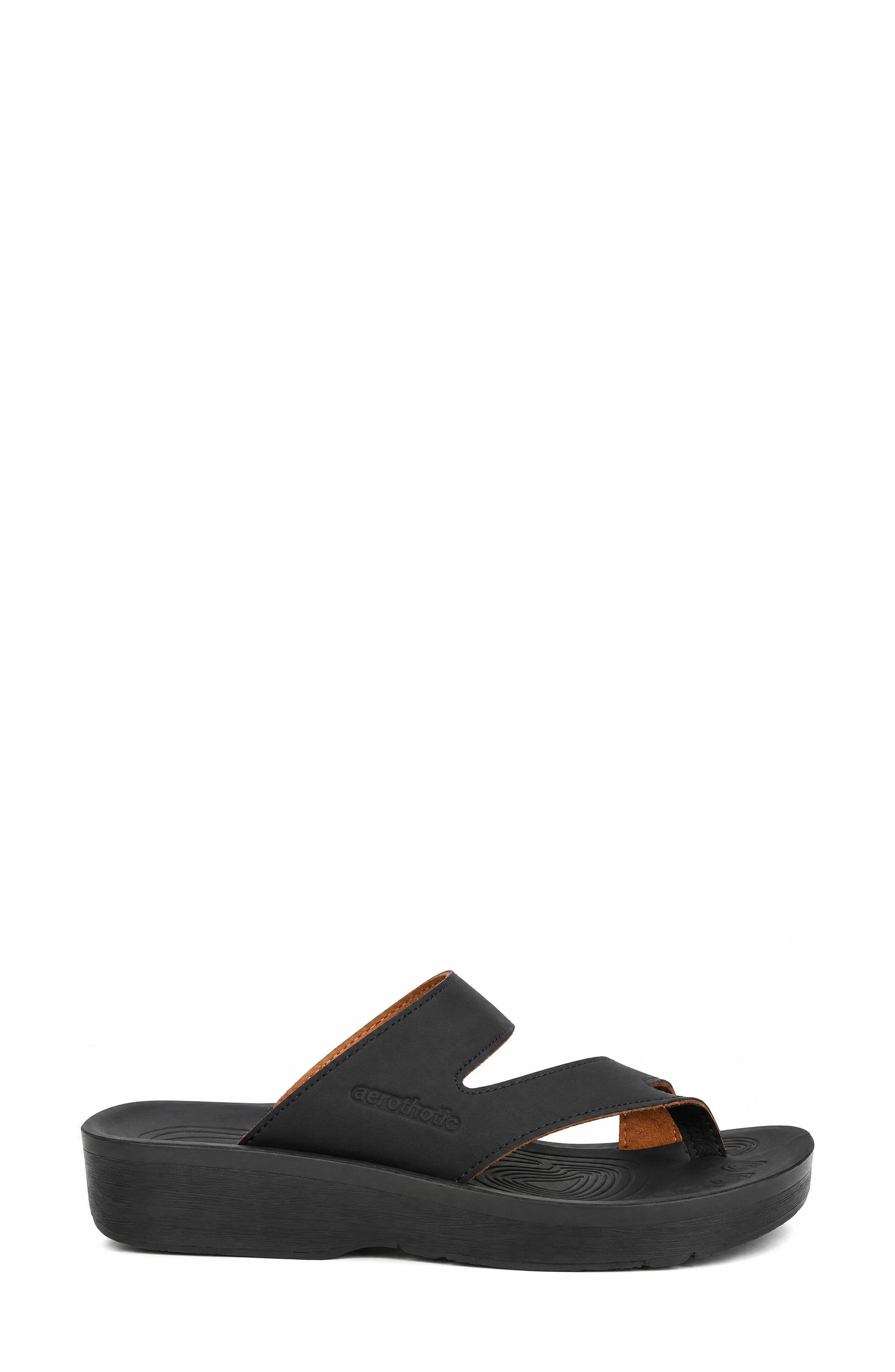 Odal Flip Flop, Alternate, color, BLACK