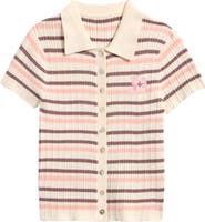 Freshman Kids' Embroidered Short Sleeve Polo Sweater