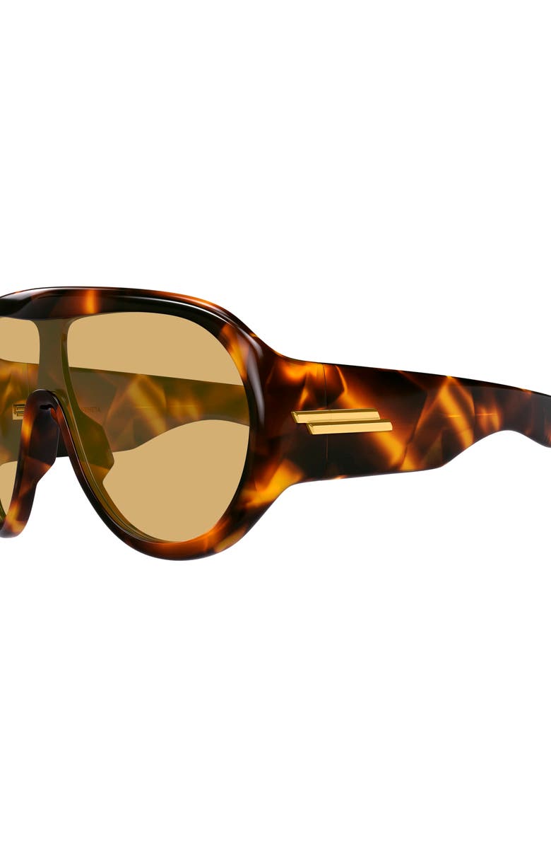 Bottega Veneta 99mm Shield Sunglasses, Alternate, color,