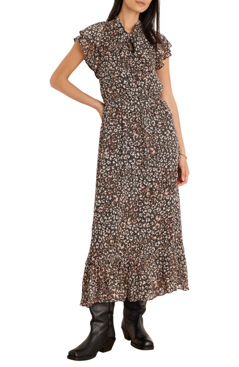 Leo Georgette Maxi Dress