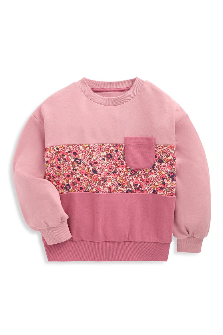 Kids' Relaxed Sweatshirt, Main, color, FORMICA PINK FLORAL