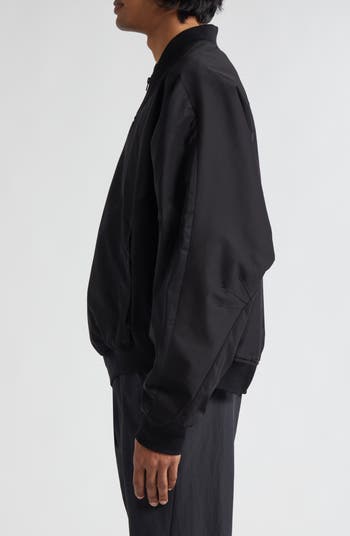 POST ARCHIVE FACTION 6.0 Asymmetric Zip Bomber Jacket Center