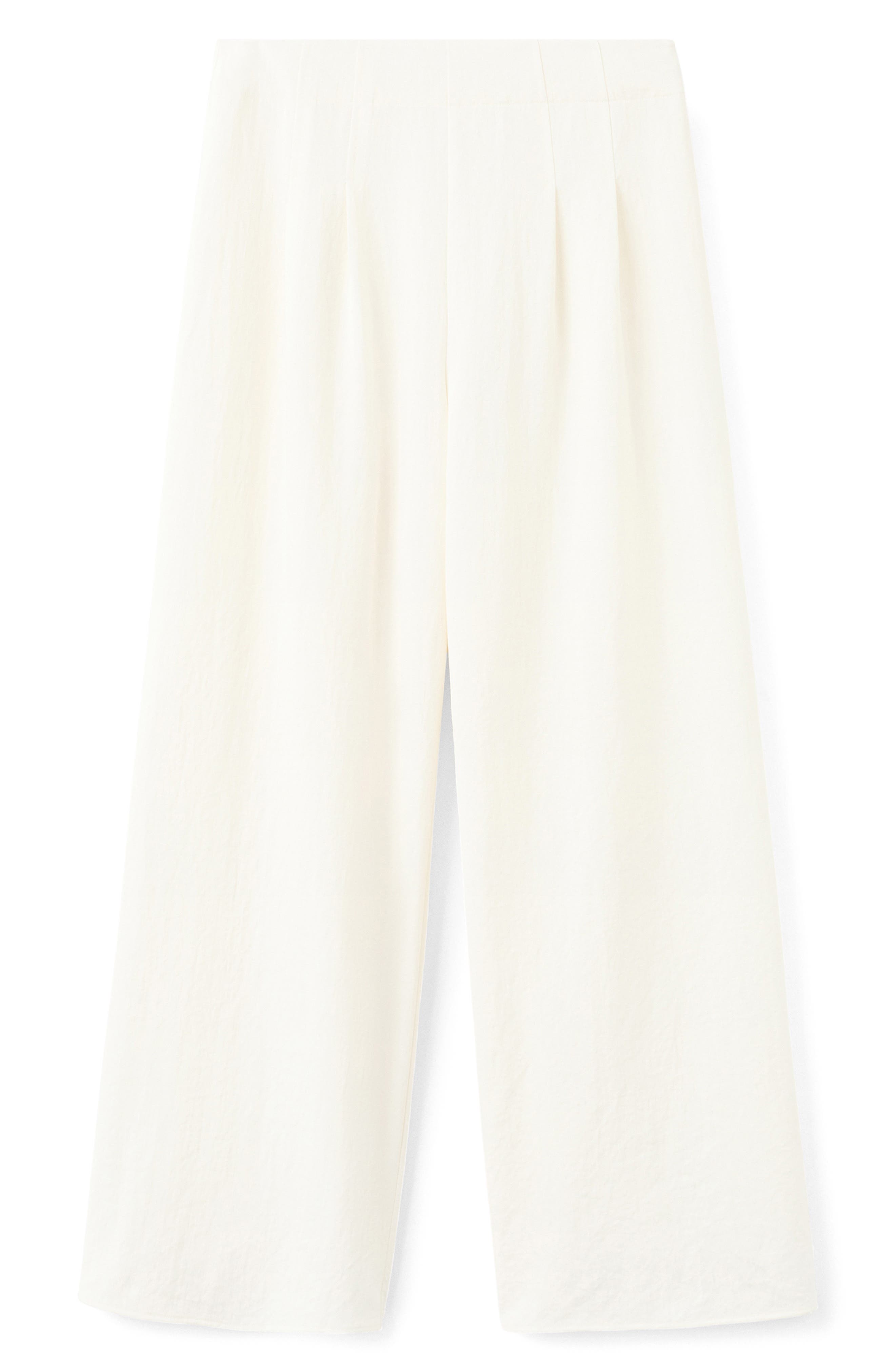 Pleated Straight Leg Pants - image 2