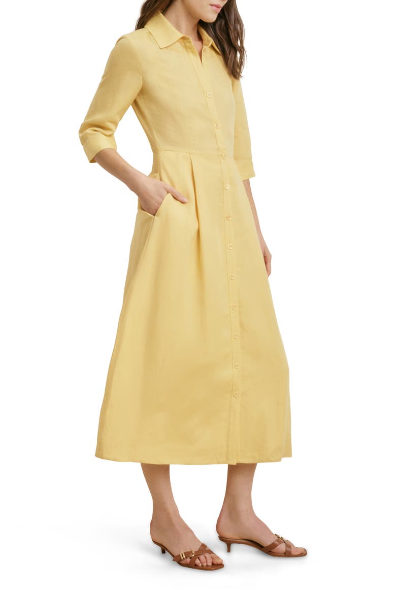 The Becky Shirtdress, Alternate, color, GOLDEN