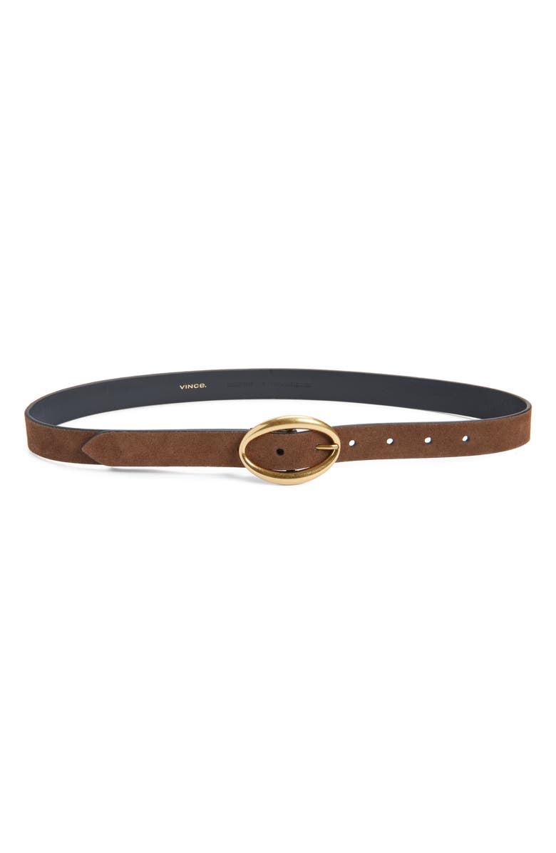 Vince Isla Suede Belt, Main, color, Date