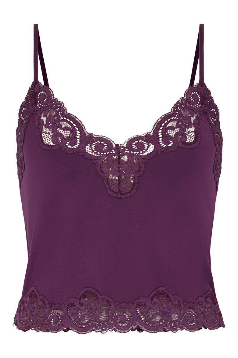 Swirly Girly Pajama Camisole, Alternate, color, MIDNIGHT PURPLE