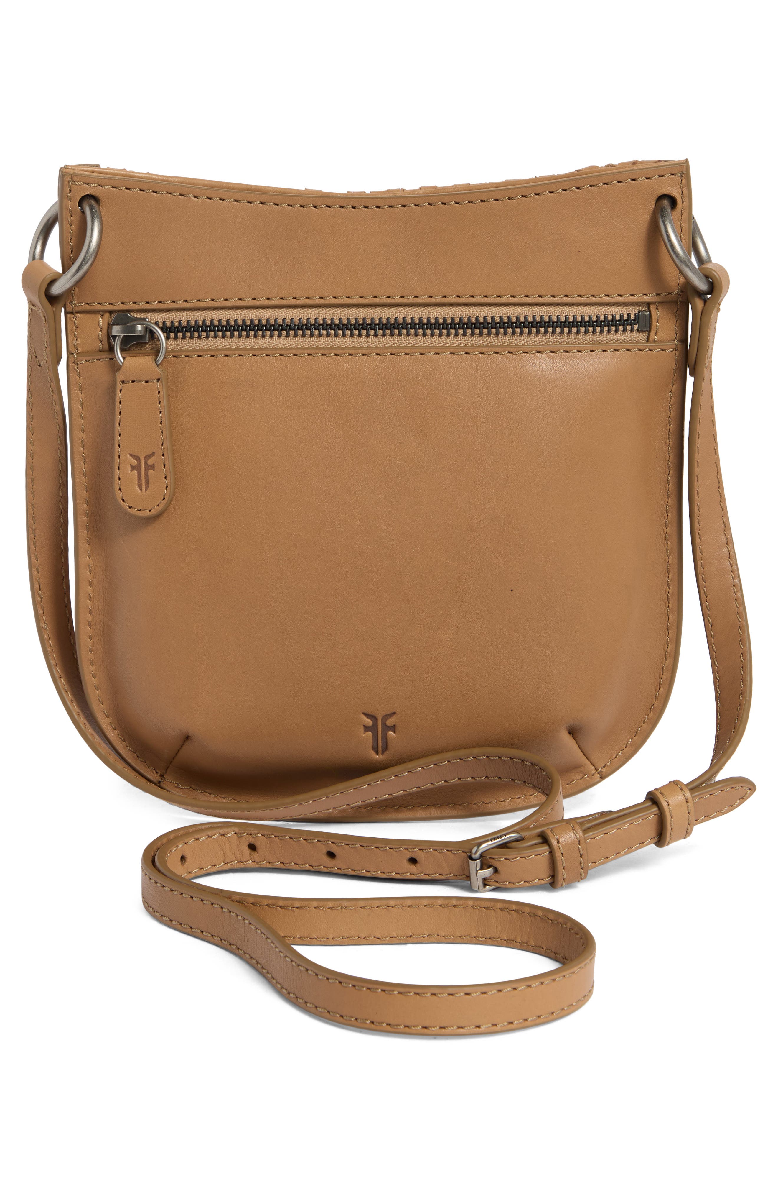 Frye Ella Woven Crossbody Bag, Alternate, color, Beige