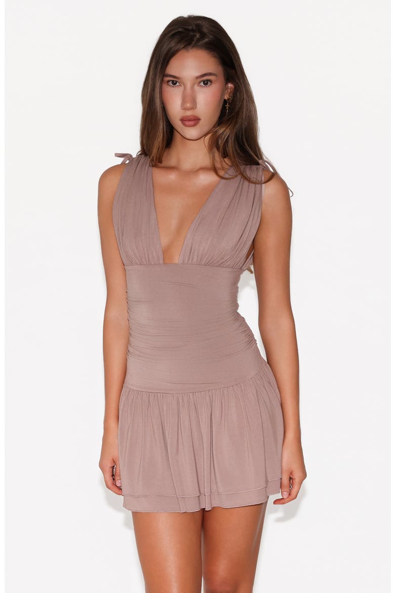 Halona Minidress, Alternate, color, MOCHA