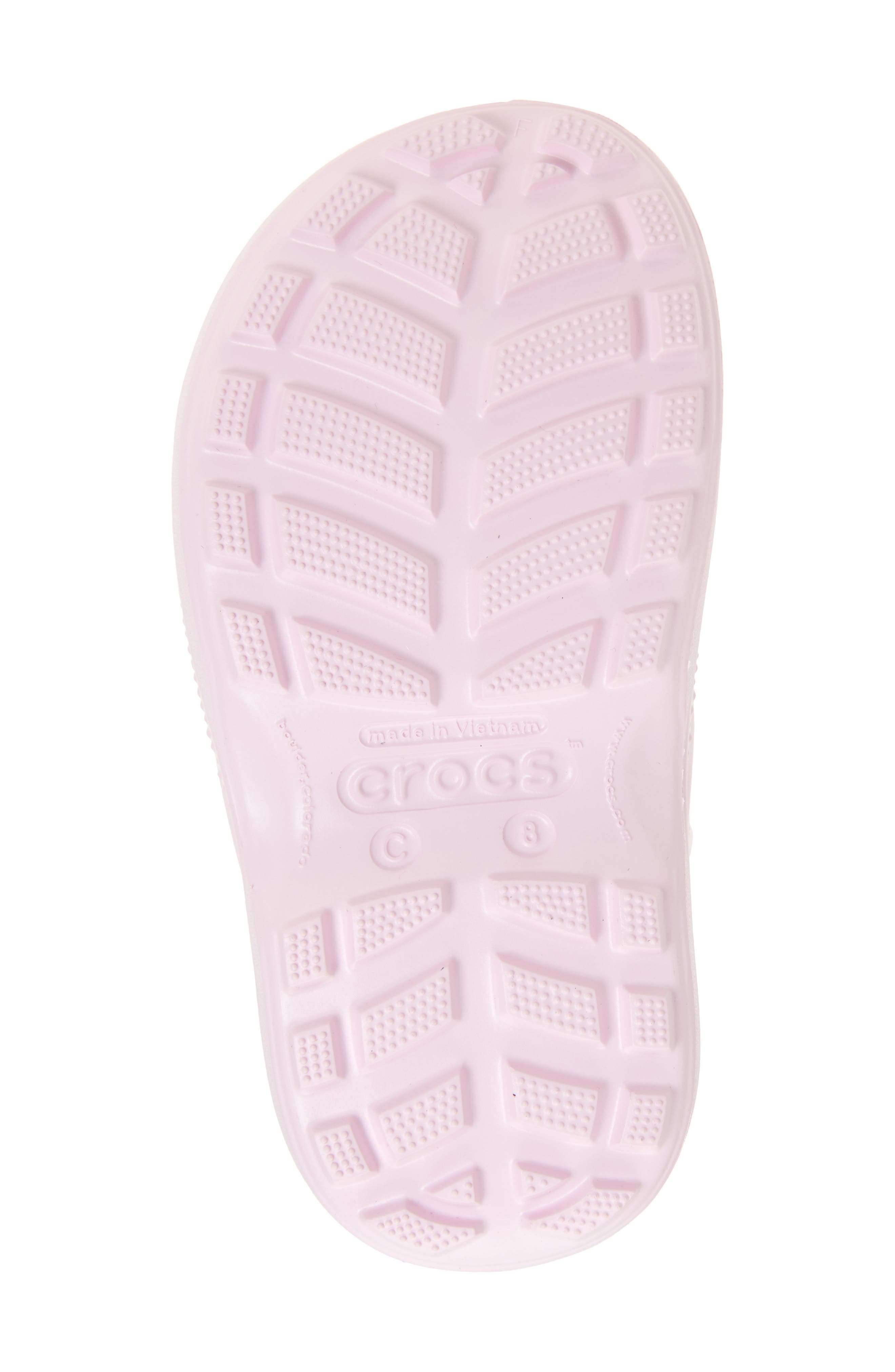 CROCS Kids
 Handle It Unicorn Rain Boot, Alternate, color, Pink Milk